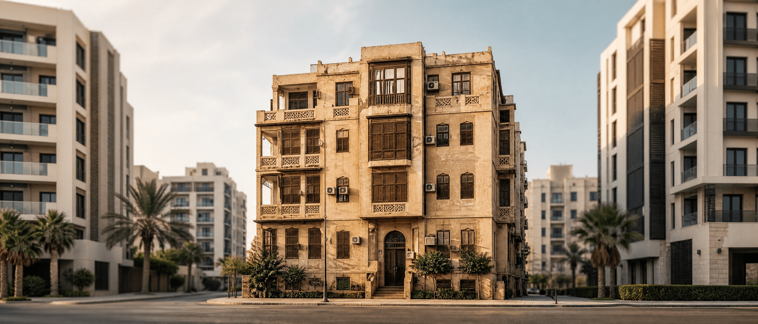 مبنى قديم قابل للهدم